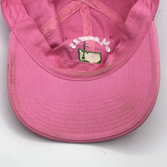 Masters American Needle Strap Back Pink 2019 Augusta National Golf Hat Cap - Picture 9 of 13